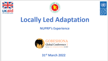 Locally Led Adaptation _LIUPCP_NUPRP Experience_24 03 2022 KP